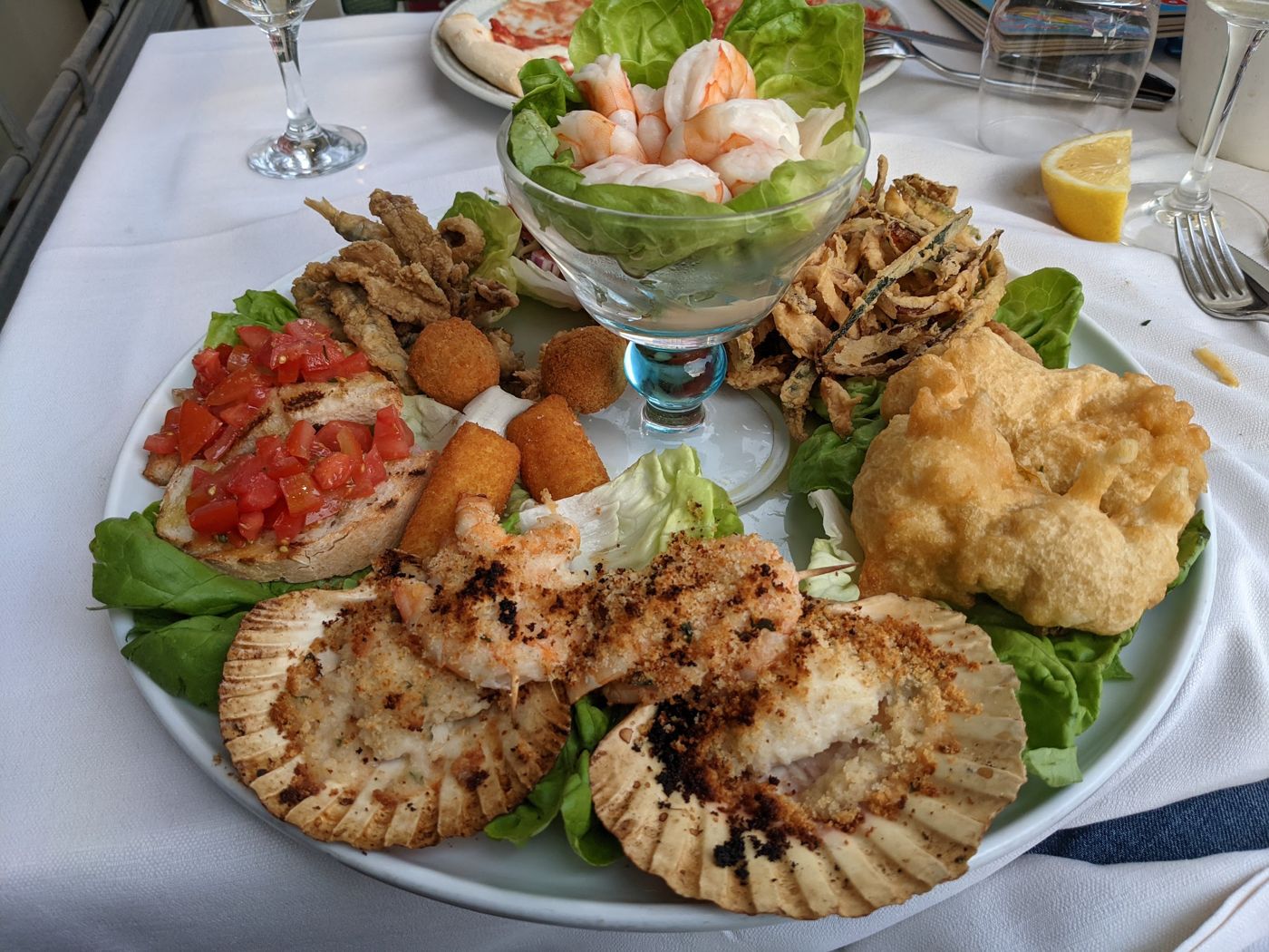 Antipasto di mare del Murale's