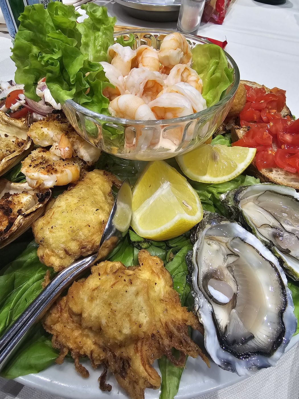 Grande antipasto di mare