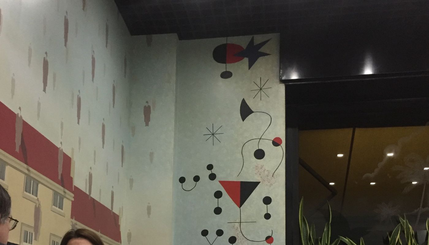 Murale Miró dettaglio