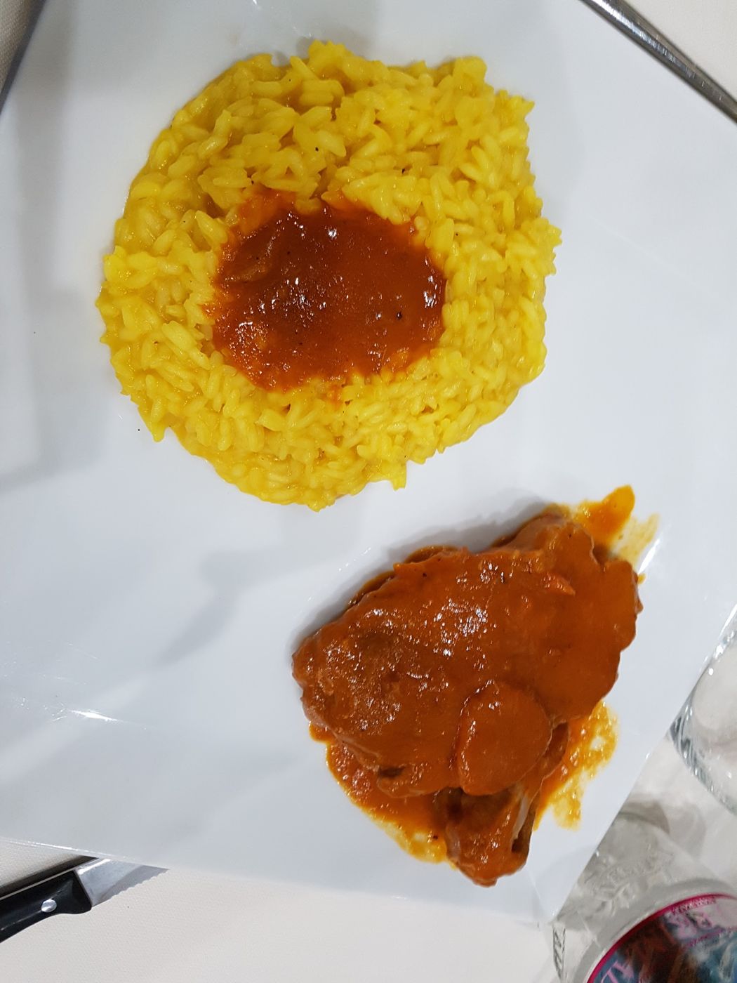 Risotto alla milanese con ossobuco